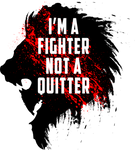 Multifunktionstuch - I'm a fighter not a quitter