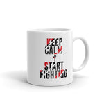 Coffee cup - Keep Calm & Start Fighting