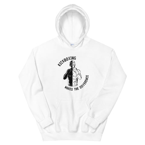 sportlicher Hoodie - Kickboxing makes the difference