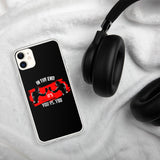 iPhone protective cover (black) - In the end it's you vs. you