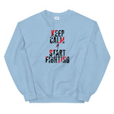 warm sweater - Keep Calm & Start Fighting