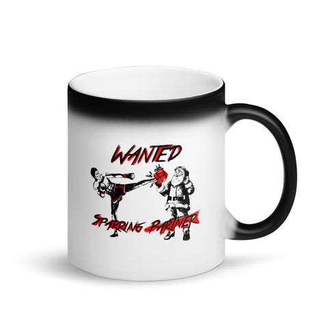 Matte"Black Magic"mug - Wanted Sparring Partner