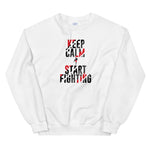 warm sweater - Keep Calm & Start Fighting