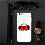 iPhone protective cover (white) - In the end it's you vs. you