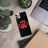 iPhone protective cover (black) - In the end it's you vs. you