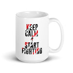 Kaffeetasse - Keep Calm & Start Fighting
