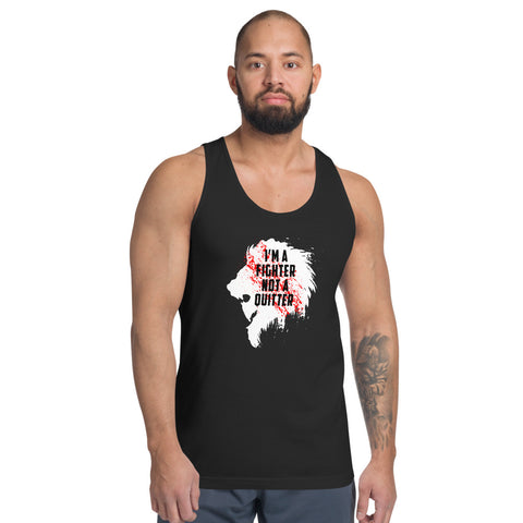 American Tank-Top (unisex) - I'm a fighter not a quitter