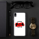 iPhone protective cover (white) - In the end it's you vs. you