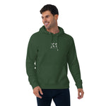 Unisex organic raglan hoodie by K1